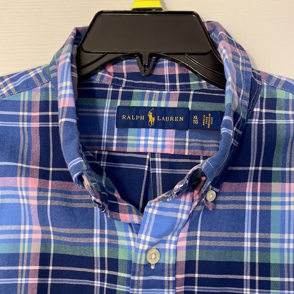 Ralph Lauren Men’s Plaid Button Down Shirt - Picture 4 of 5